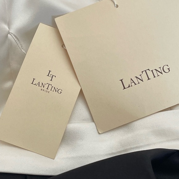 LANTING BRIDE Mid Length Two Tone Dress With Full Skirt. Size 4-6 - Picture 12 of 12